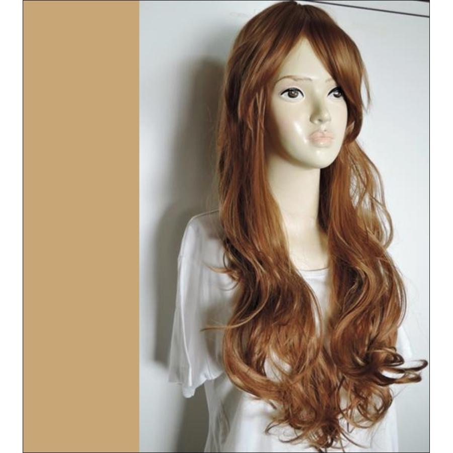 フルウィッグ ライトブラウン ロングウエーブ 129 ハロウィン 仮装 |  | 02
