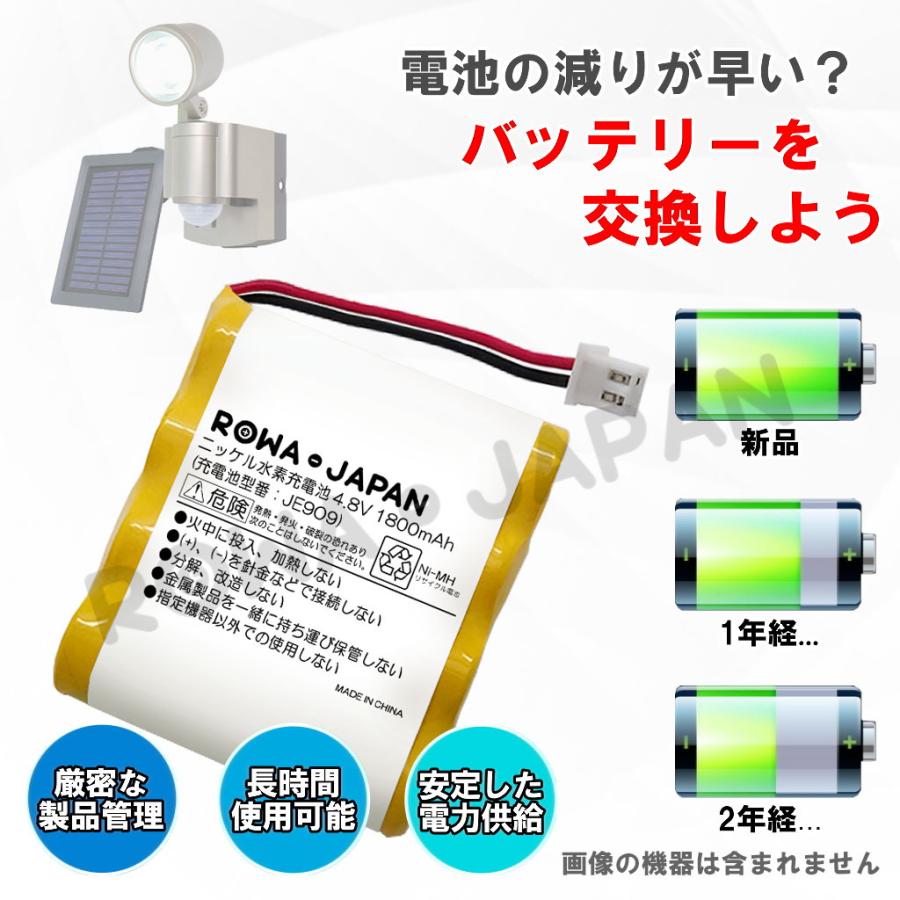 朝日電器 Elpa エルパ Esl 301sl Esl 302sl ソ ラ Led センサーライト用 Esl 300slbt 互換 バッテリー ロワジャパン Esl 300slbt ロワジャパン 通販 Yahoo ショッピング