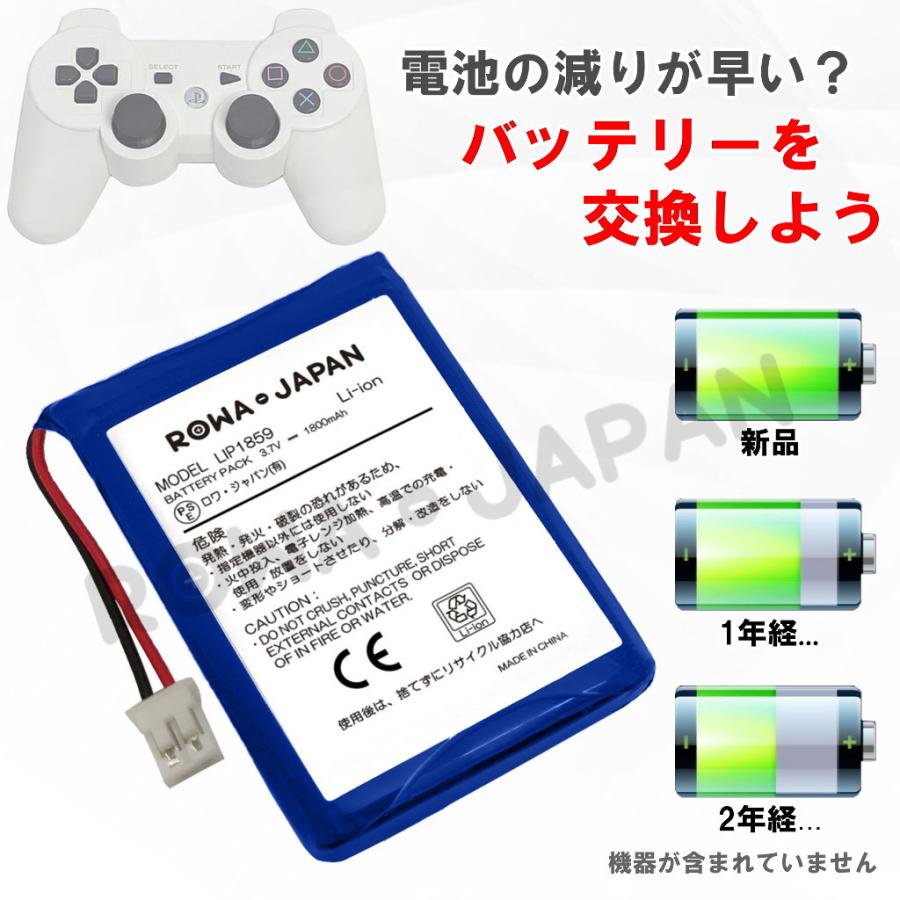 増量使用時間215 Up ソニー対応 Ps3 コントローラ Dualshock3 用 互換 バッテリー Lip1359 Lip1859 Lip1472 ロワジャパン Lip1359 C ロワジャパン 通販 Yahoo ショッピング