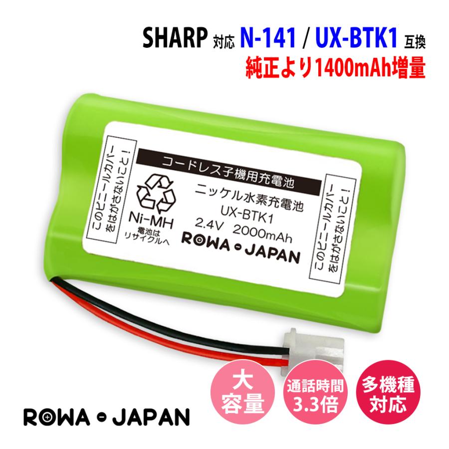 国内正規品 <br>シャープ SHARP コードレス子機用充電池 JD-M225