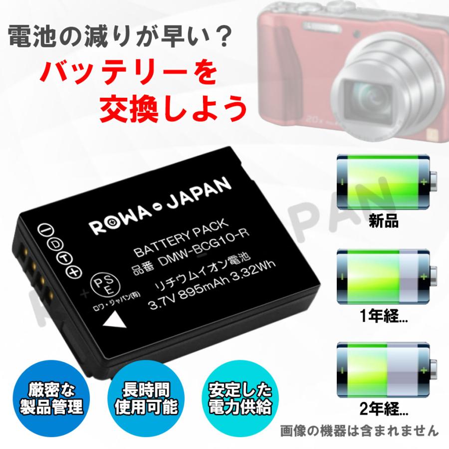 LUMIX パナソニック対応 DMW-BCG10 互換 バッテリー DMC-TZ10 LUMIX パナソニック対応 DMW-BCG10 互換 バッテリー DMC-TZ10