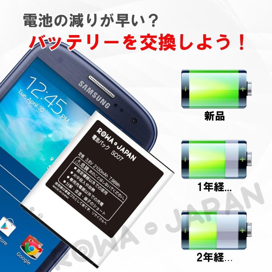 2個セット Docomo Nttドコモ Sc07 Au Scl21uaa 互換 電池パック Galaxy S3 Sc 06d Sc 03e Scl21 対応 ロワジャパン Sc07 2p ロワジャパン 通販 Yahoo ショッピング