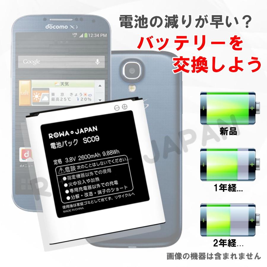 バッテリー 2個 Samsung Nttドコモ Galaxy S4 Sc 04e J Sc 02f 対応 Sc09 Sc11 互換 電池パック ロワジャパン Sc09 C 2p ロワジャパン 通販 Yahoo ショッピング