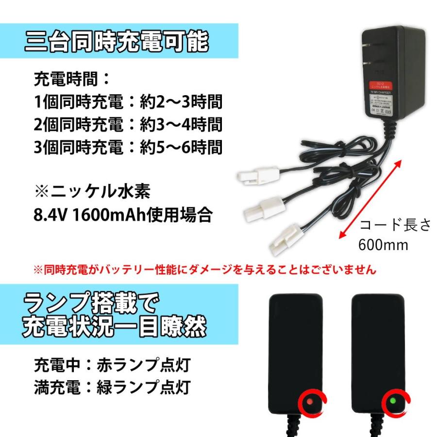 3in1 Tokyo Marui 東京マルイ 充電器 8 4v Ni Mh ニッケル水素 電動ガン用 ミニsバッテリー Akバッテリー 対応 互換品 ロワジャパン Sg12 ロワジャパン 通販 Yahoo ショッピング