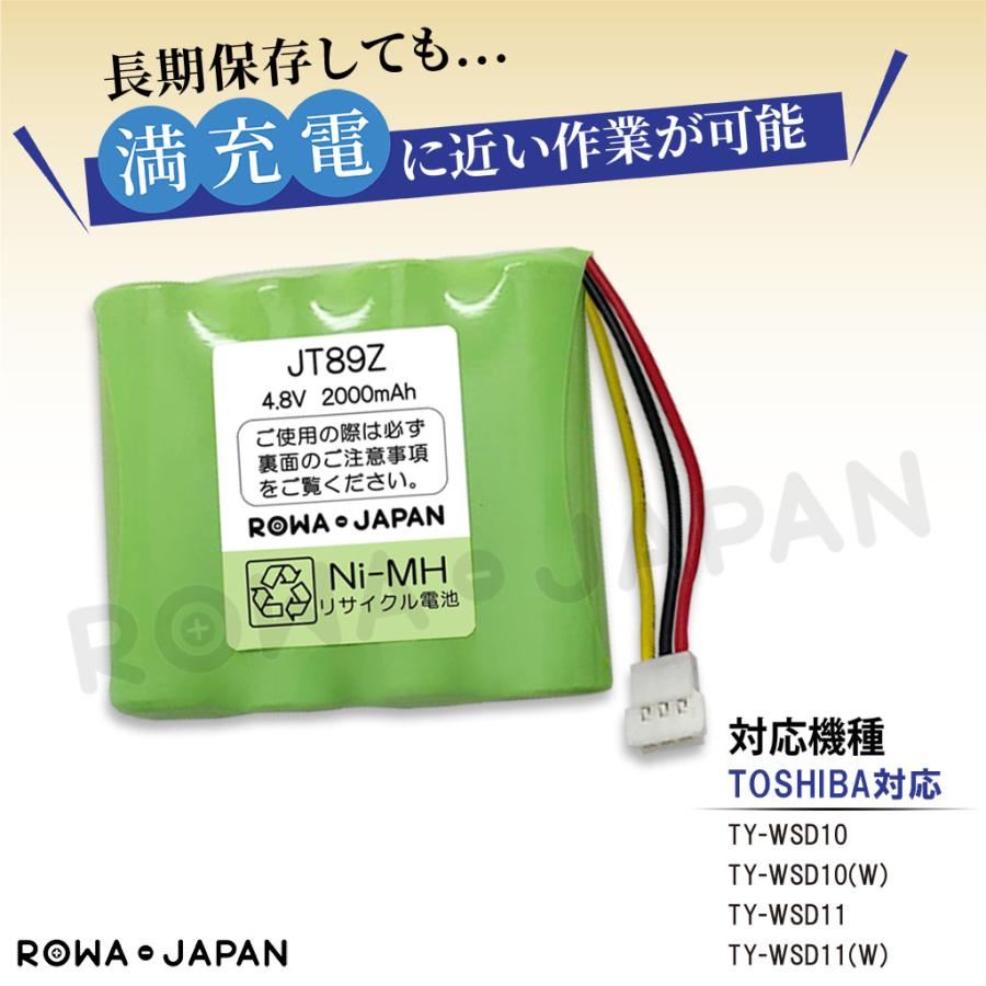 TOSHIBA 東芝 ワイヤレススピーカーシステム TY-WSD10 TY-WSD11 対応 互換 バッテリー 【ロワジャパン】|rowa|04