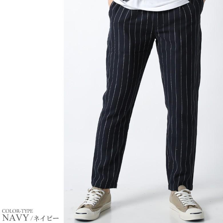 22 H741 セットアップ可能商品 ストライプパンツ テーパードパンツ トラウザーパンツ ワークパンツ ストレッチ カジュアル メンズ 綿麻 コットンリネン M L 22 H741 Rowdy Dog 通販 Yahoo ショッピング