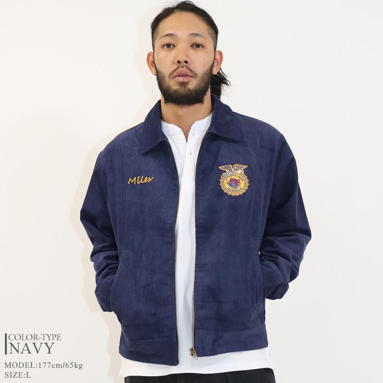 ffaジャケット FFAジャケット|コーデュロイ|ネイビー - 古着屋グレープフルーツ