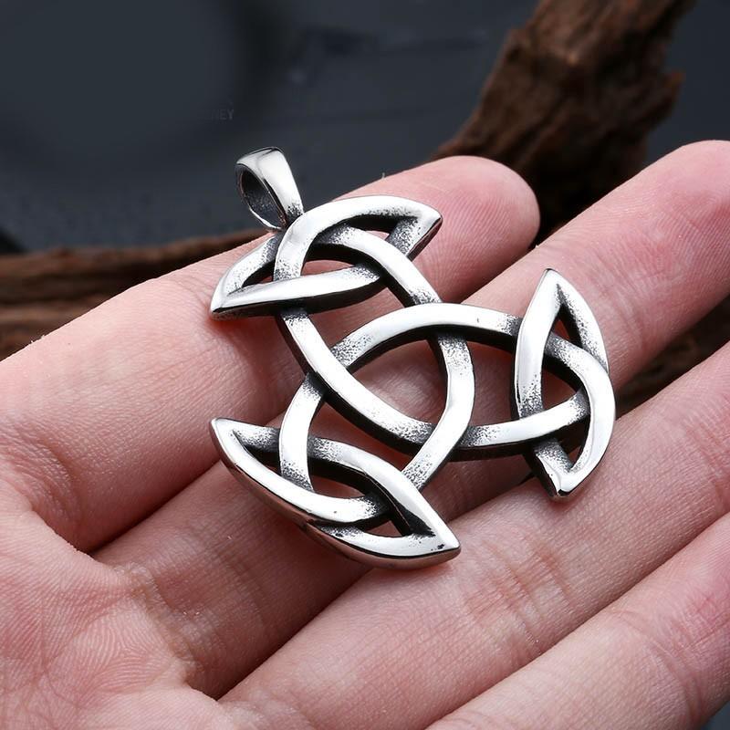 ネックレス ステンレス メンズ ペンダント サークル ユニーク 幾何学