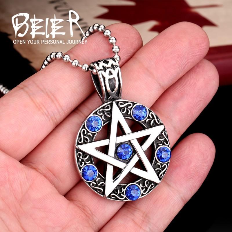 ネックレス ステンレス メンズ ペンダント 星 スター キュービックジルコニア CZ ストーン 魔法陣 魔法 ユニーク 個性的 シンプル プレゼント チョーカー |  | 03