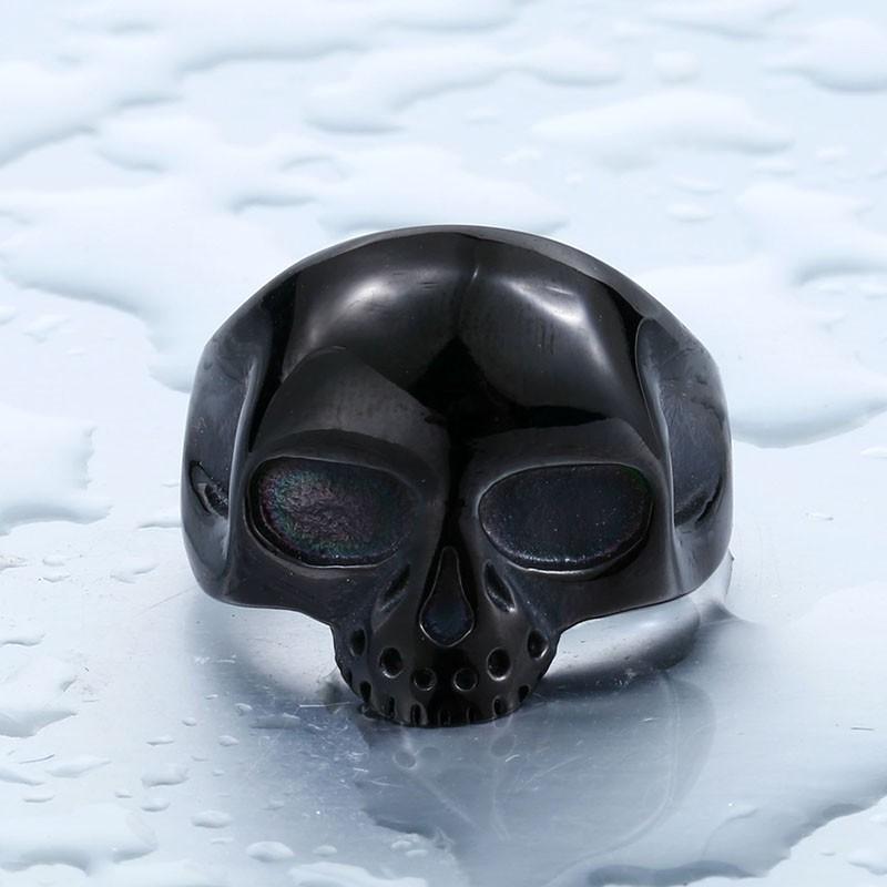 リング 指輪 メンズ ステンレス スタイリッシュスカルリング ドクロ 骸骨　頭蓋骨　マスク　おしゃれ 3色展開　シルバー　ゴールド 316Lサージカルステンレス |  | 02