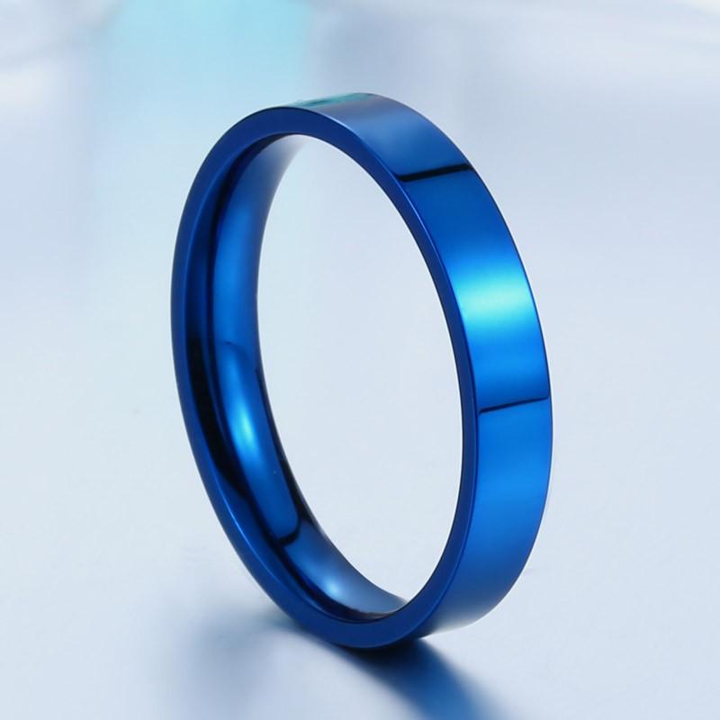 リング 指輪 メンズ ステンレス シンプル ステンレスリング ペアリング 結婚指輪 サージカルステンレス 細身 トレンド 流行 ブルー ペア 婚約指輪 |  | 03