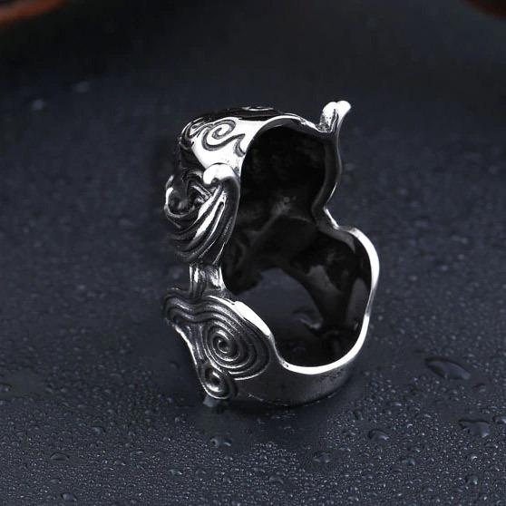 リング 指輪 メンズ ステンレス パンク スカル ステンレスリング サージカルステンレス かっこいい 髑髏 スカル ユニーク アクセサリー ギフト |  | 04