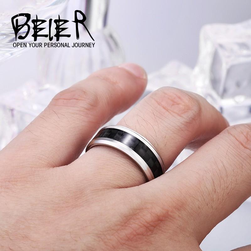 リング 指輪 メンズ ステンレス ステンレスリング サージカルステンレス シンプル ブラック 黒 ライン 線 チェック柄 アクセサリー プレゼント ペア |  | 03