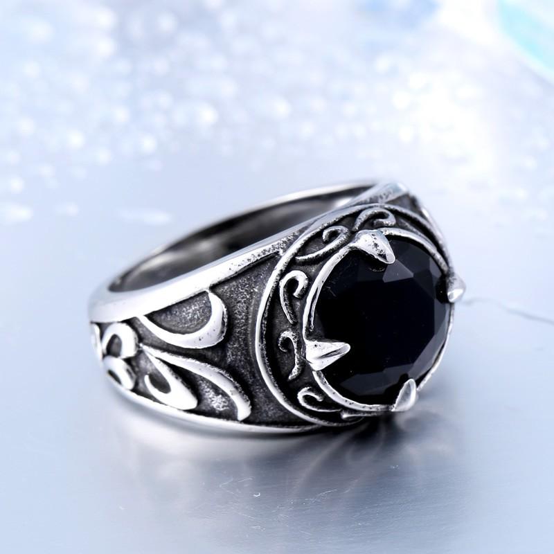 リング 指輪 メンズ ステンレス キュービックジルコニア CZ サージカルステンレス 石 ストーン 大きめ シンプル プレゼント ペア V系 お兄系 パンク ゴシック |  | 05