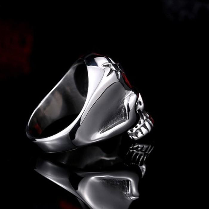 リング 指輪 メンズ ステンレス サージカルステンレス スカル 髑髏 クール かっこいい 立体 ユニーク アクセサリー プレゼント V系 お兄系 パンク ゴシック |  | 04