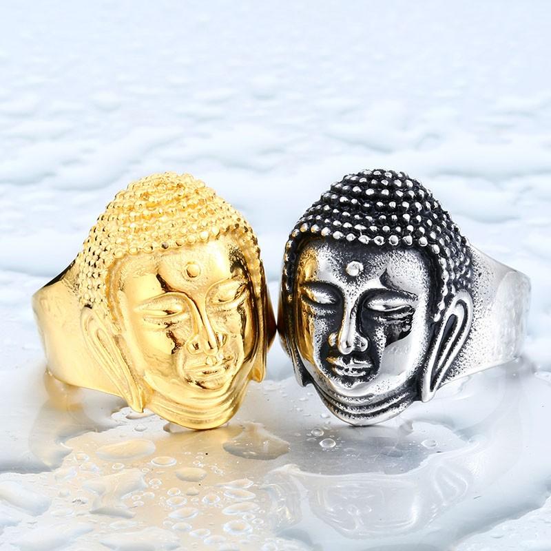シルバーリング メンズ ブッタ 仏様 ハンドメイド シルバー925 リング 指輪 メンズ ステンレス 仏 仏教 神様 ブッダ ブッタ