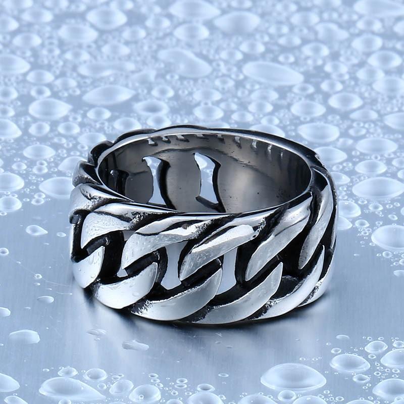 リング 指輪 メンズ ステンレス ビックチェーンリング サージカルステンレス 大きい 鎖 チェーン シンプル 個性的 アクセサリー プレゼント |  | 03