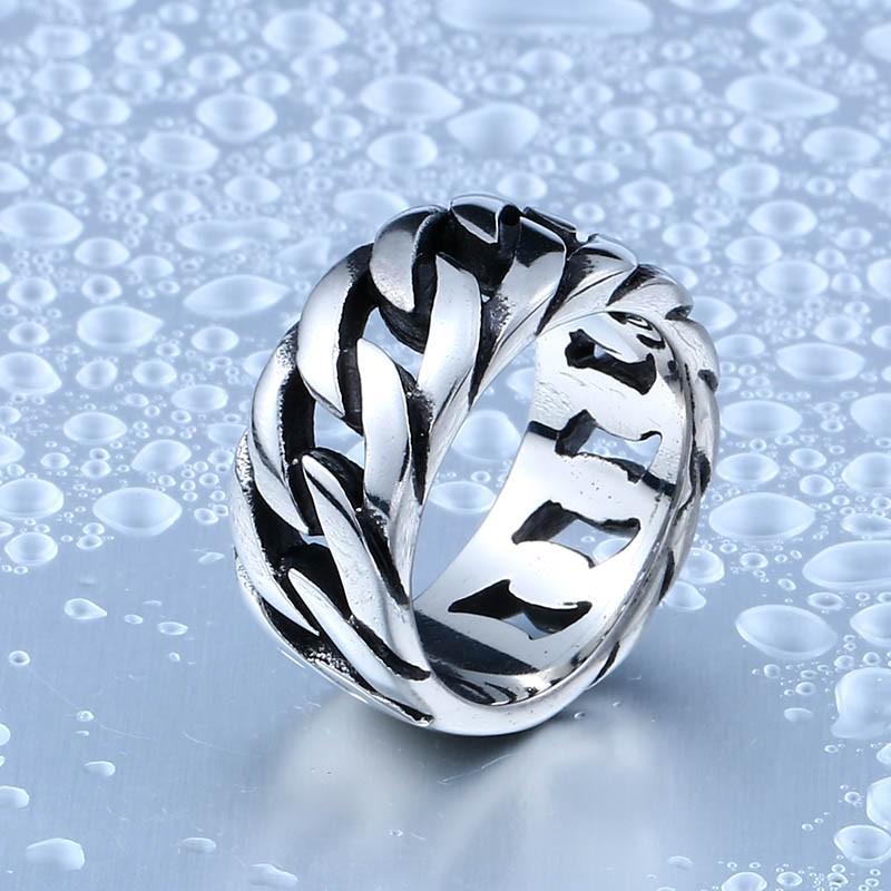 リング 指輪 メンズ ステンレス ビックチェーンリング サージカルステンレス 大きい 鎖 チェーン シンプル 個性的 アクセサリー プレゼント |  | 04