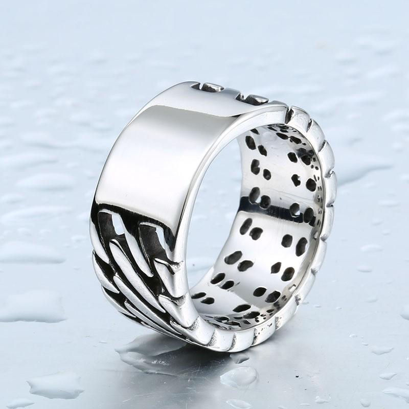 編み込みチェーンリング ステンレスアクセサリー ステンレスアクセサリー 編み込み チェーン 鎖 金網 シンプル メンズアクセサリー プレゼント |  | 04