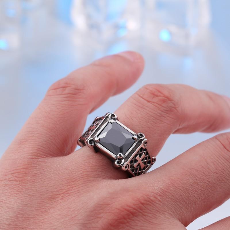 リング 指輪 メンズ ステンレス クロスストーンリング サージカルステンレス クロス 十字架 ストーン ゴージャス シンプル ユニセックス プレゼント |  | 04