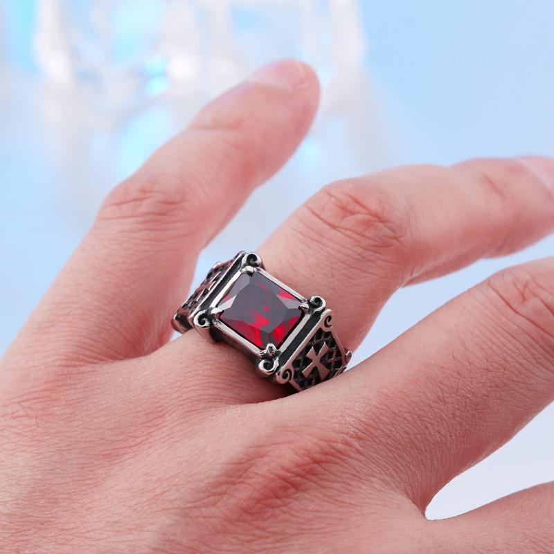 リング 指輪 メンズ ステンレス クロスストーンリング サージカルステンレス クロス 十字架 ストーン ゴージャス シンプル ユニセックス プレゼント |  | 05