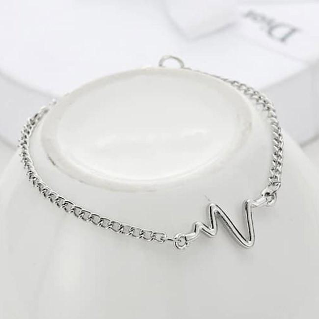 ブレスレット バングル 心電図 人気 流行 シンプル ウェーブ 心拍数 レディース メンズ ジュエリー 夏 スタイル ビーチ プレゼント ギフト ハロウィン |  | 04