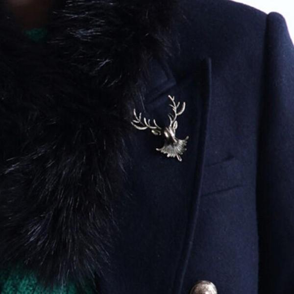 トナカイ ブローチ ヴィンテージ 鹿 トナカイ アクセサリー クリスマス パーティ 結婚式 披露宴 スーツ タイピン レディース メンズ ギフト クリスマス |  | 02