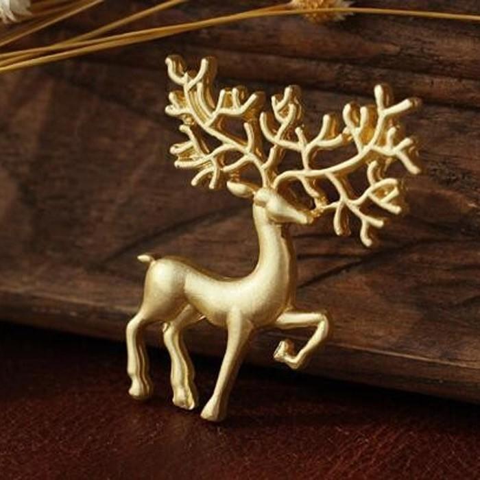 ブローチ トナカイ ホーリー クリスマス ピンズ プレゼント 鹿 シカ ガーリー 可愛い スチームパンク パーティ ハロウィン イベント 冬 人気 大人 おしゃれ |  | 01