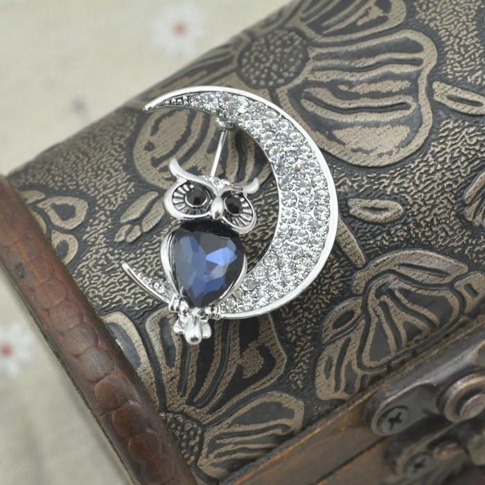 フクロウ ブローチ 梟 ふくろう 鳥 インコ オウム ギフト プレゼント ガーリー 可愛い スチームパンク パーティ ハロウィン レディース おしゃれ ギフト |  | 04