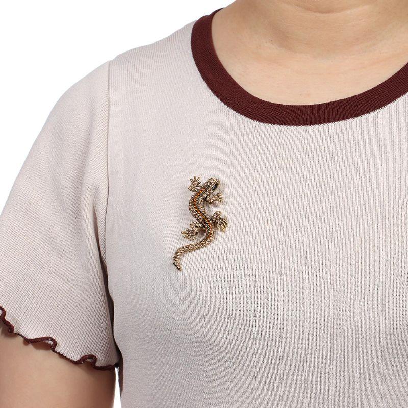 トカゲ ブローチ ラインストーン ストーン プレゼント ガーリー 可愛い スチームパンク ハロウィン イベント レディース ヴィンテージ おしゃれ ギフト |  | 03