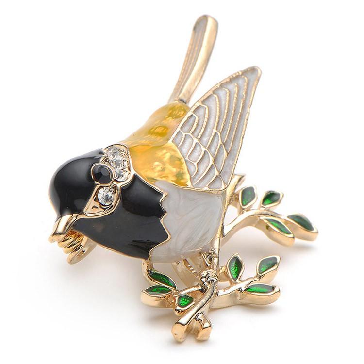 ブローチ 鳥 野鳥 ピンズ ブローチピン レディース インコ オウム