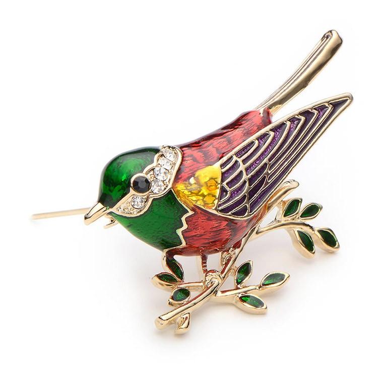 ★Trifari★オウム ブローチ ピン TRIFARI トリファリ | ピンズ屋 ビンテージのピンバッジ