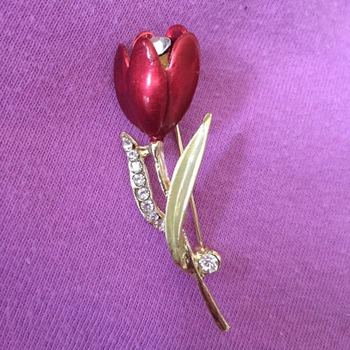 チューリップ ブローチ ピンズ 花 エレガント 大人 プレゼント ガーリー 可愛い スチームパンク パーティ ハロウィン イベント レディース |  | 04