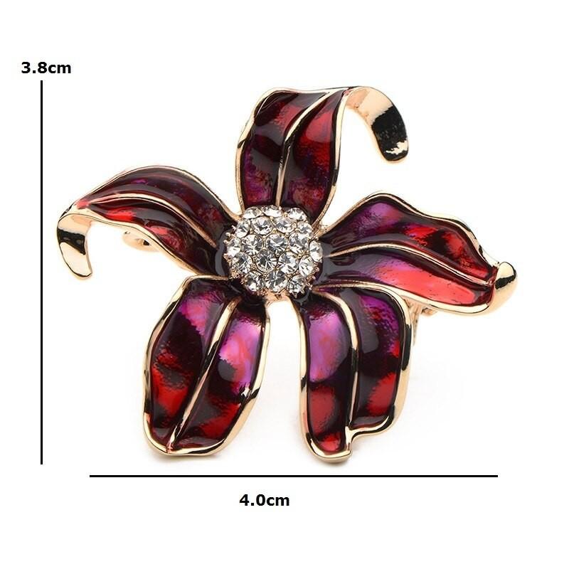 ブローチ オーキッドツリー バウヒニアブラケアナ ブローチ ピンズ 花 フラワー プレゼント ガーリー 可愛い 大人 パーティ ギフト レディース |  | 01