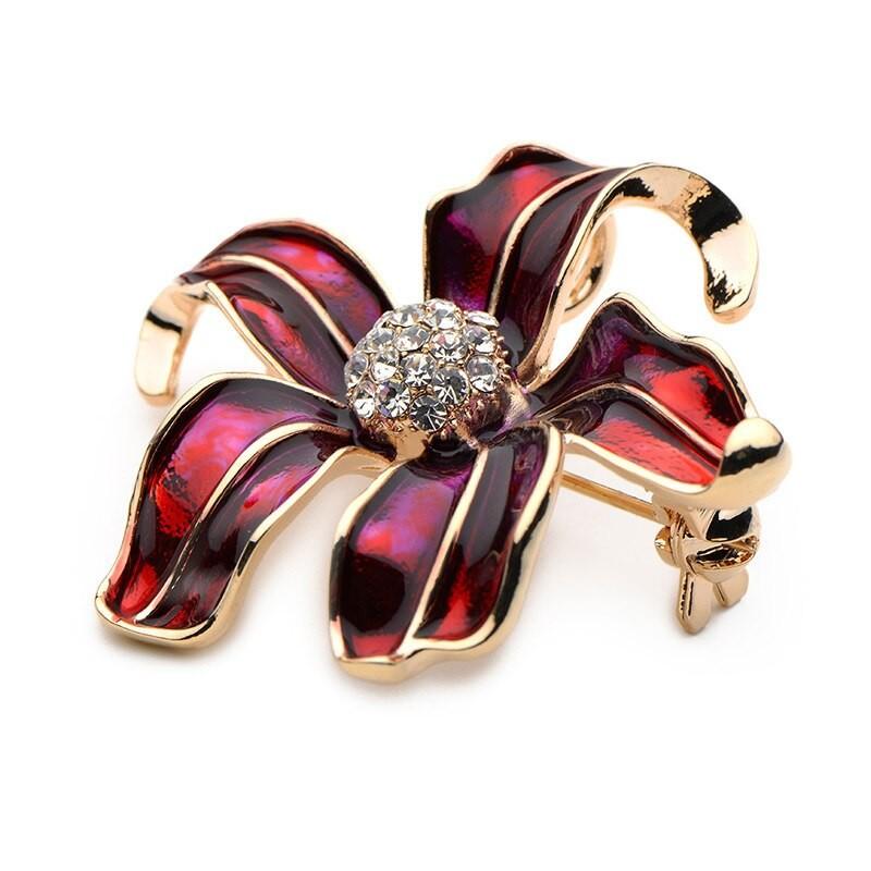 ブローチ オーキッドツリー バウヒニアブラケアナ ブローチ ピンズ 花 フラワー プレゼント ガーリー 可愛い 大人 パーティ ギフト レディース |  | 03