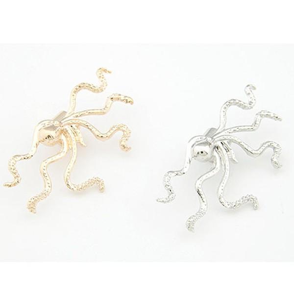 イヤーカフ クラーケン タコ モンスター かっこいい カッコイイ シルバー ゴールド ノンホール アレルギーフリー ハロウィン パンク ロック V系 スチームパンク |  | 01