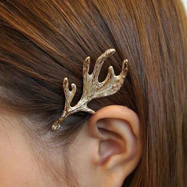 【送料無料】 バンビ ヘアピン 鹿 シカ 1本 ゴールド スチームパンク ガーリー アクセ レディース 大人 コスプレ ギフト 髪飾り 量産型 地雷系 サブカル系 |  | 04