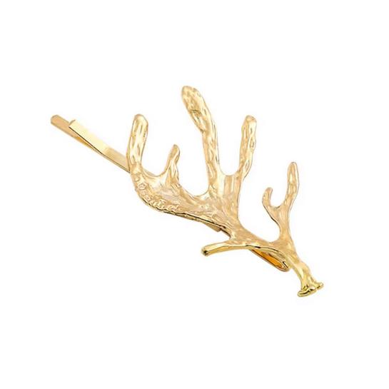 【送料無料】 バンビ ヘアピン 鹿 シカ 1本 ゴールド スチームパンク ガーリー アクセ レディース 大人 コスプレ ギフト 髪飾り 量産型 地雷系 サブカル系 |  | 05