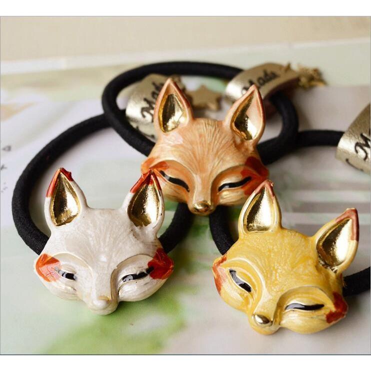 狐 ヘアゴム キツネ ヘアアクセ きつね ヘアアクセサリー 和風 和物 着物 浴衣 飾り 小物 スチームパンク ガーリー 可愛い 子供 レディース 大人 |  | 05