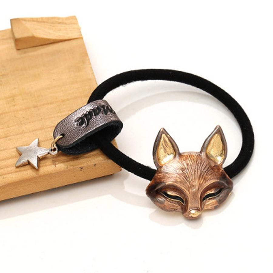 狐 ヘアゴム キツネ ヘアアクセ きつね ヘアアクセサリー 和風 和物 着物 浴衣 飾り 小物 スチームパンク ガーリー 可愛い 子供 レディース 大人 |  | 08