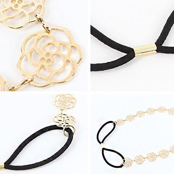 ローズ フラワー ヘッドバンド 花 植物 ゴールド スチームパンク ガーリー アクセ アクセサリー バラ 薔薇 エレガント 大人 シンプル おしゃれ レディース |  | 03