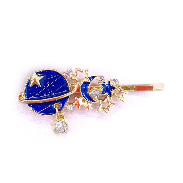 ヘアピン プラネット 星 スター 惑星 宇宙 ヘアクリップ ヘアカフ ヘアフック マジェステ ヘアアクセ スチームパンク ストーン 可愛い レディース 女の子 |  | 02