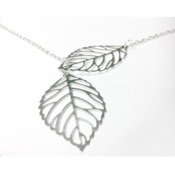 ネックレス ペンダント 葉っぱ 葉 リーフ 植物 花 ヴィンテージ