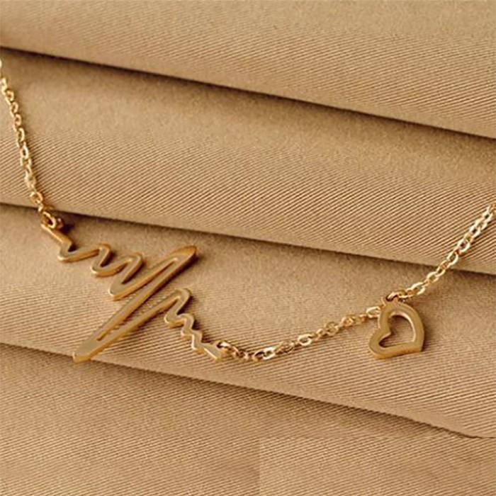 ネックレス 心電図 チョーカー ロック パンク V系 ハロウィン かっこいい カッコイイ 可愛い メンズ レディース ユニセックス アクセ 個性 ハート グラフ ギフト |  | 04