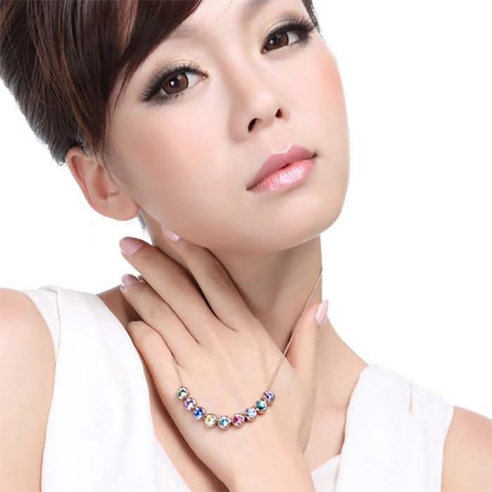 ネックレス ペンダント ドロップ ストーン チョーカー CZ キュービックジルコニア エレガント ファッション レディース  可愛い パーティ |  | 01