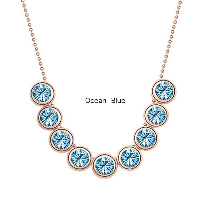 ネックレス ペンダント ドロップ ストーン チョーカー CZ キュービックジルコニア エレガント ファッション レディース  可愛い パーティ |  | 03