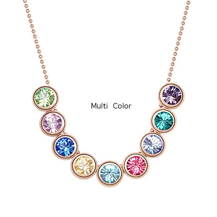 ネックレス ペンダント ドロップ ストーン チョーカー CZ キュービックジルコニア エレガント ファッション レディース  可愛い パーティ |  | 04