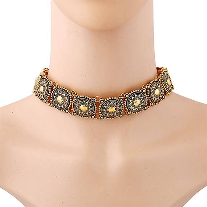 ネックレス ペンダント コンチョ インディアンジュエリー チョーカー エレガント ファッション インディアン ネイティブ パーティ 可愛い ヴィンテージ アクセ |  | 02