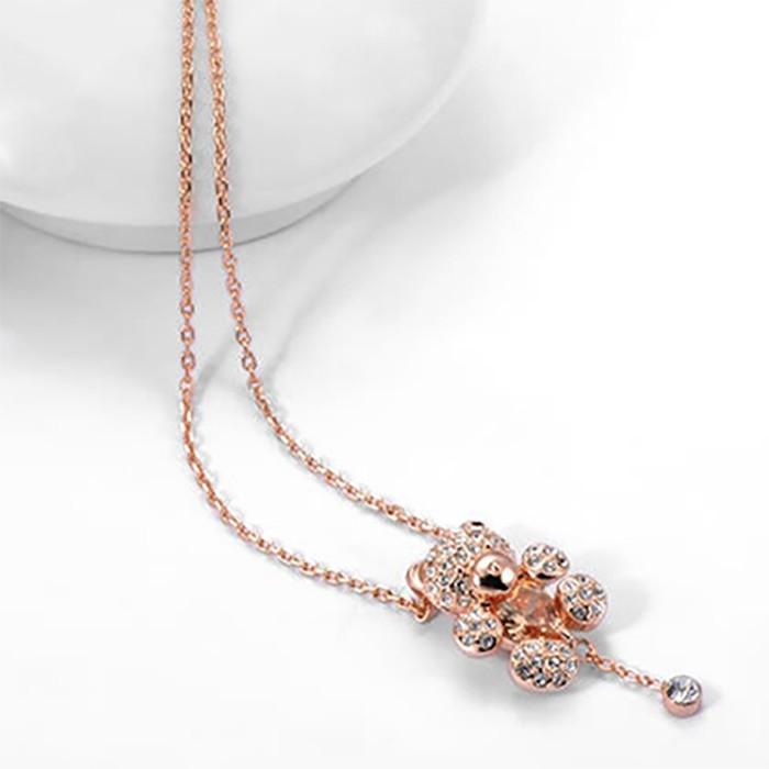 ネックレス ペンダント ベア クマ ガーリー キュービックジルコニア CZ チョーカー エレガント ファッション レディース 可愛い イベント パーティ ヴィンテージ |  | 04