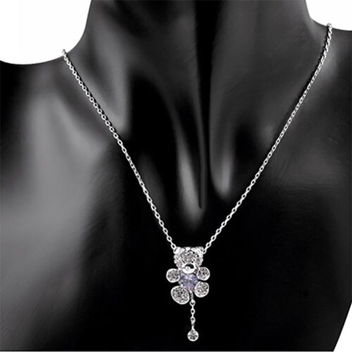 ネックレス ペンダント ベア クマ ガーリー キュービックジルコニア CZ チョーカー エレガント ファッション レディース 可愛い イベント パーティ ヴィンテージ |  | 05